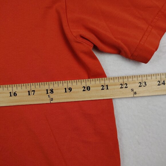Nike Football Dri-Fit Orange Short Sleeve T Shirt Mens Large - Picture 9 of 9